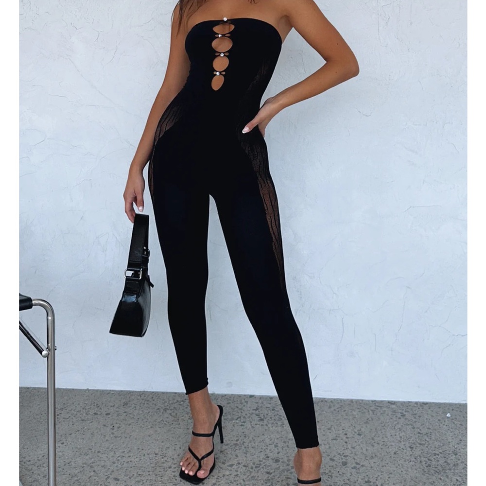 White Fox No Love Jumpsuit